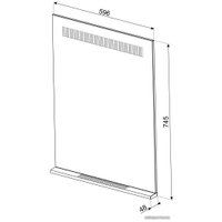 Фартук Smeg KITP60X9