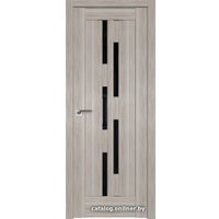 Межкомнатная дверь ProfilDoors 30X 70x200 (капучино мелинга, стекло черный триплекс)