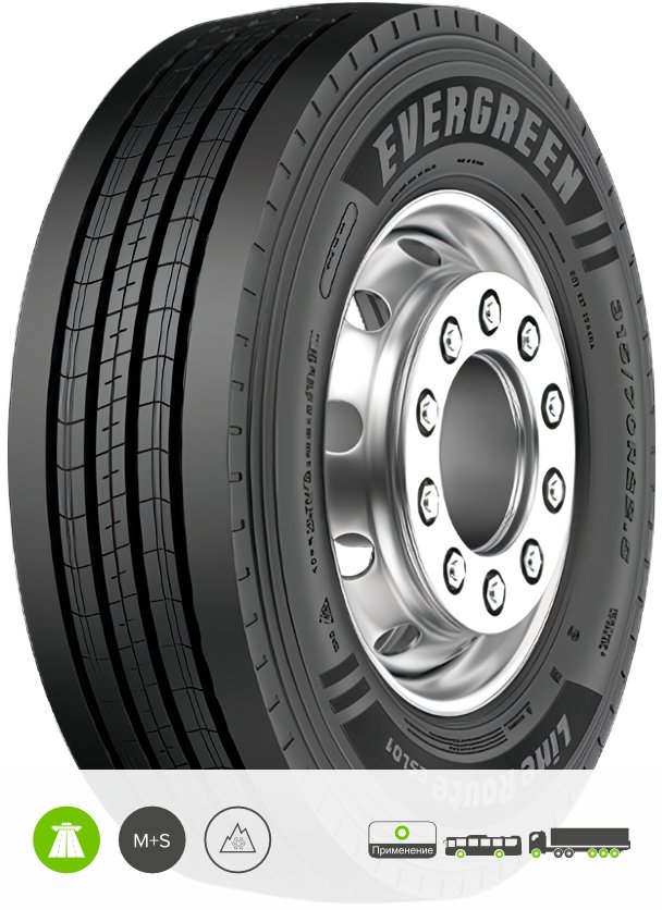 

Всесезонные шины Evergreen ESL01 295/60R22.5 150/147L TL