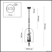 Подвесная люстра Odeon Light Bell 4882/3