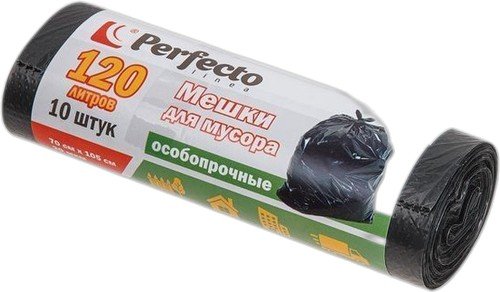 

Пакеты для мусора Perfecto Linea 120 л 46-105918 (10 шт)