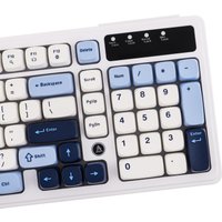 Клавиатура Ajazz AF98 Wired (белый/синий)