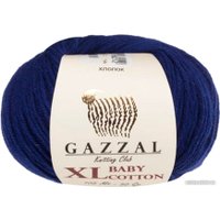 Пряжа для вязания Gazzal Baby Cotton XL 3438 50 г 105 м (синий)