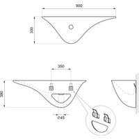 Умывальник Wellsee Oxymoron 319901000