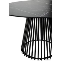 Кухонный стол M-City Terni 120 Matt 614M04921 (черный мрамор матовый/черный)