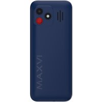 Кнопочный телефон Maxvi B33 (темно-синий)
