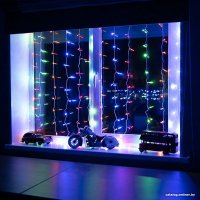 Светодиодная гирлянда Neon-Night Светодиодный Дождь 1.5х1.5 м 235-019 (мультиколор)