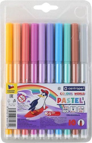 

Фломастеры Centropen Цветной мир Пингвины 775501087 (10 шт)