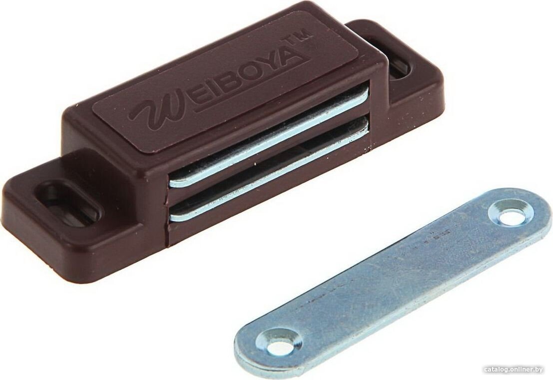 Защелка магнитная Weiboya большой коричневый