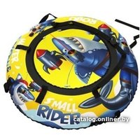 Тюбинг Small Rider Snow Tubes 4 Акула Робот 110 см (желтый)