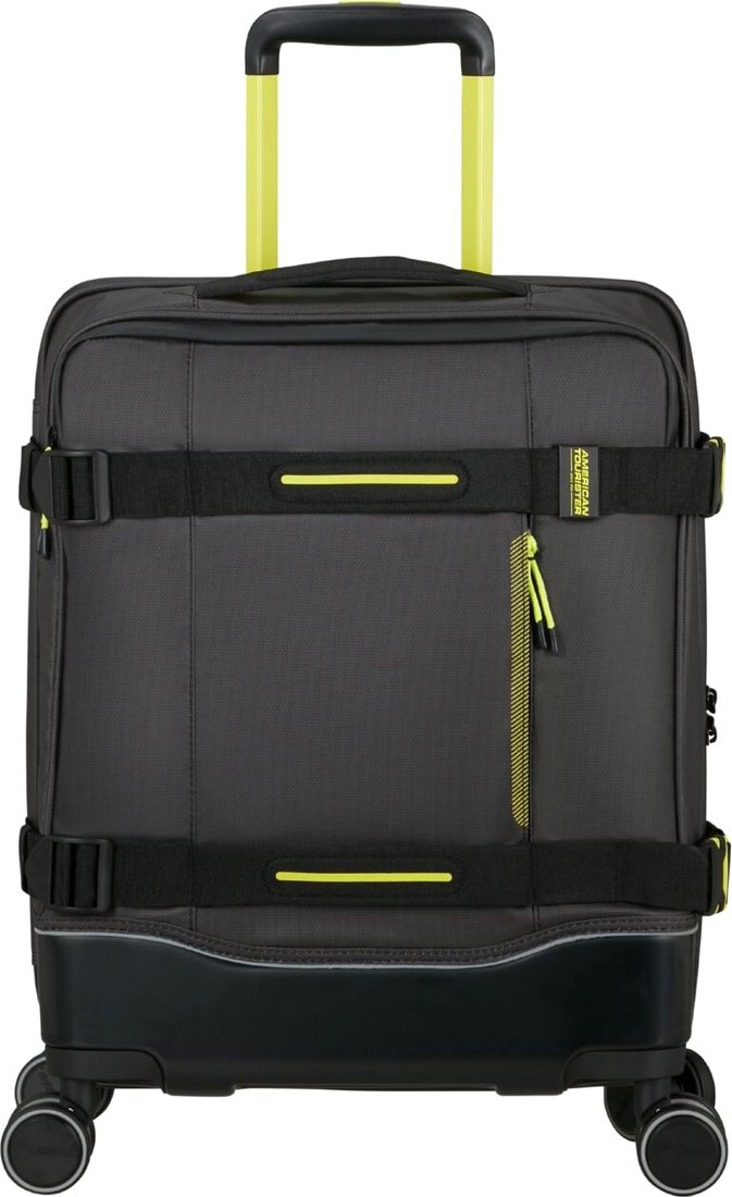 Чемодан American Tourister Urban Track Black/Lime 55 см (4 колеса)