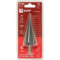 Сверло EKF ST-4-39/3 HSS (13 ступ)