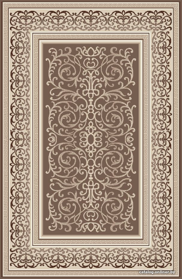 Ковер для жилой комнаты Витебские ковры 2929c2 80x150 (коричневый)