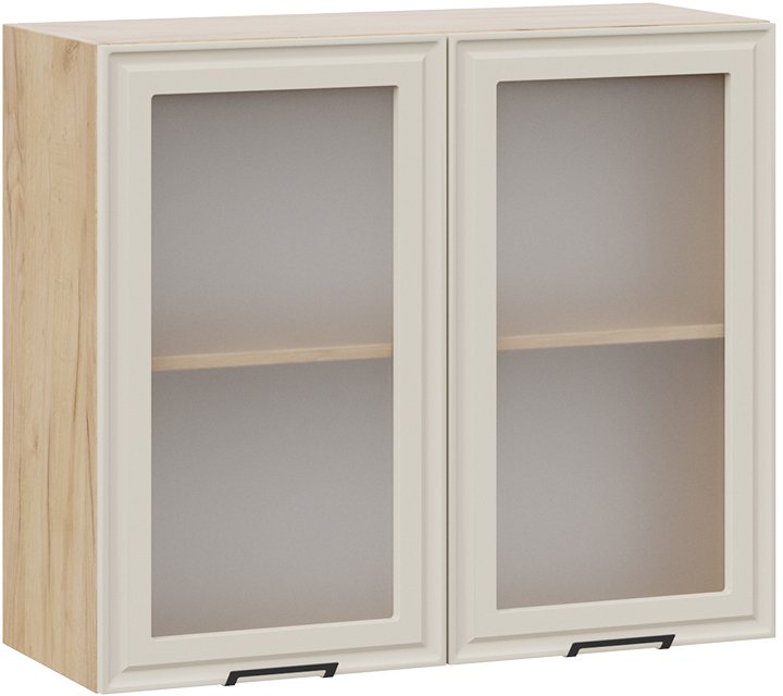 

Шкаф навесной Трия Белладжио 1В8С (дуб крафт золотой/софт панакота)