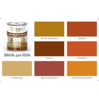 Эмаль Dekor для пола 20 кг (каштан)