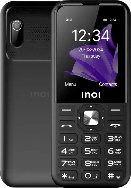 Кнопочный телефон Inoi 340 PowerHub 4G (черный)