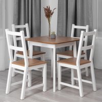 Кухонный стол TetChair Sonata Lux 75x75x75 (антик/белый)