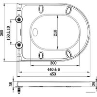 Сиденье для унитаза Lavinia Boho Biore 33290410 в Лиде