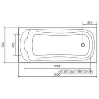 Ванна Artel Plast Марина 150х75