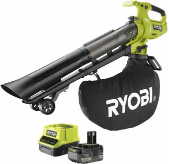 Садовая воздуходувка Ryobi RY18BVXA-150 5133005666 (с 1-им АКБ)