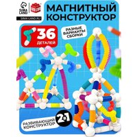 Магнитный конструктор Unicon Развивающие трубы 10894494