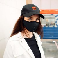 Повязка XD Design Protective Mask Set P265.871 (черный/голубой)