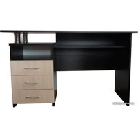 Стол Компас мебель КС-003-22 (венге темный/дуб молочный)