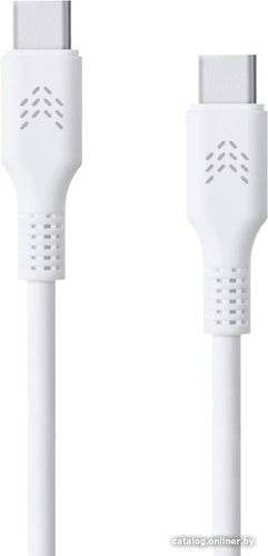 Кабель uBear Rocket Flex USB Type-C - USB Type-C RDC511WH01FL-CC (1 м, белый)