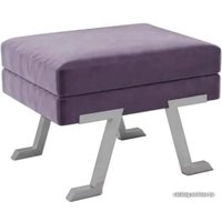 Банкетка Hype Mebel Битл (белый/фиолетовый)