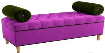 Банкетка Mebelico Глория 1 микровельвет фиолетовый