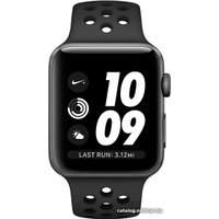 Умные часы Apple Watch Nike+ Series 3 42 мм (алюминий серый космос/антрацит)
