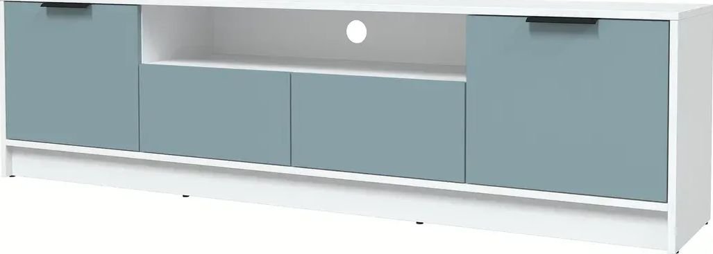 

Тумба Интерлиния ТВ Концепт КТ-ТВ4-50 Глосс (белый платинум/океан)