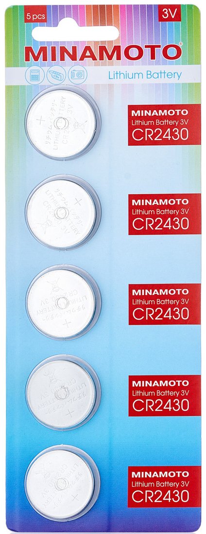 

Батарейка Minamoto CR2430 5/card 5 шт.