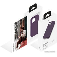Чехол для телефона uBear Touch Mag для iPhone 15 Plus (темно-фиолетовый)