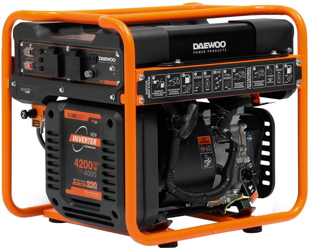 

Бензиновый генератор Daewoo Power GDA 5600i
