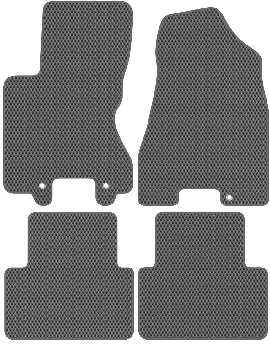 

Комплект ковриков для авто Alicosta Nissan X-Trail II (suv / T31) 2007 - 2015 (серый, ромб)