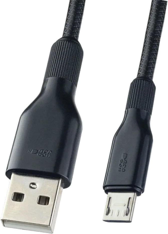 

Кабель Perfeo USB Type-A - microUSB U4807 (1 м, черный)