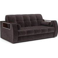 Диван Мебель-АРС Аккордеон Барон №3 ППУ 155x200 (бархат шоколадный Star Velvet 60 Coffee)