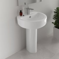 Умывальник Sanita Luxe Best ВКС WB.PD/Best/55-C/WHT.G/S1