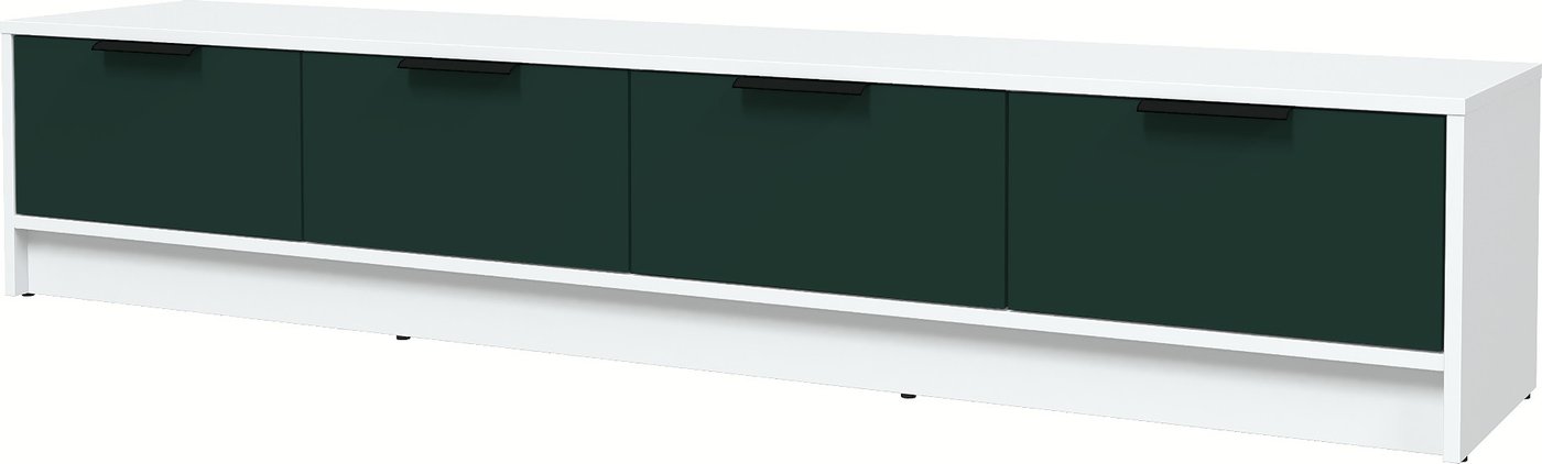 

Тумба Интерлиния ТВ Концепт КТ-ТВ4-35 Глосс (белый платинум/изумруд)