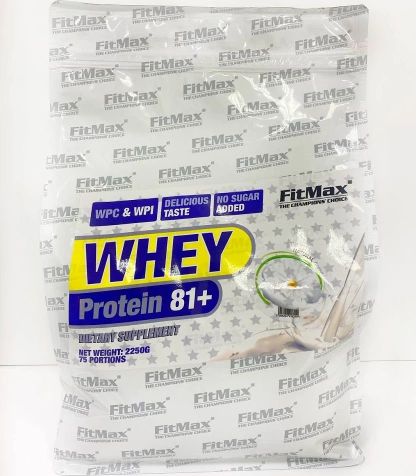 

Протеин сывороточный (концентрат) Fitmax Whey Protein 81+ (2250г, без вкуса)