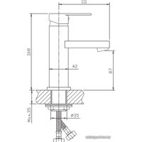 Смеситель Haiba HB1002 (хром)