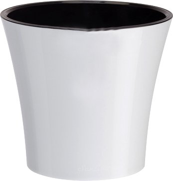 

Вазон Santino Arte ART50WHT/BL (белый/черный)