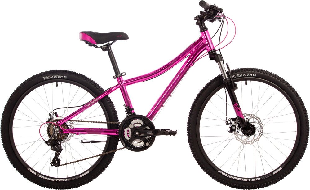 

Велосипед Novatrack Katrina 21 D 2024 24AHD.KATRINA.12GPN4 (розовый металлик)