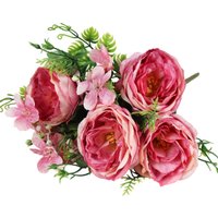 Искусственный букет Forgarden Роза BN11049 (темно-розовый)