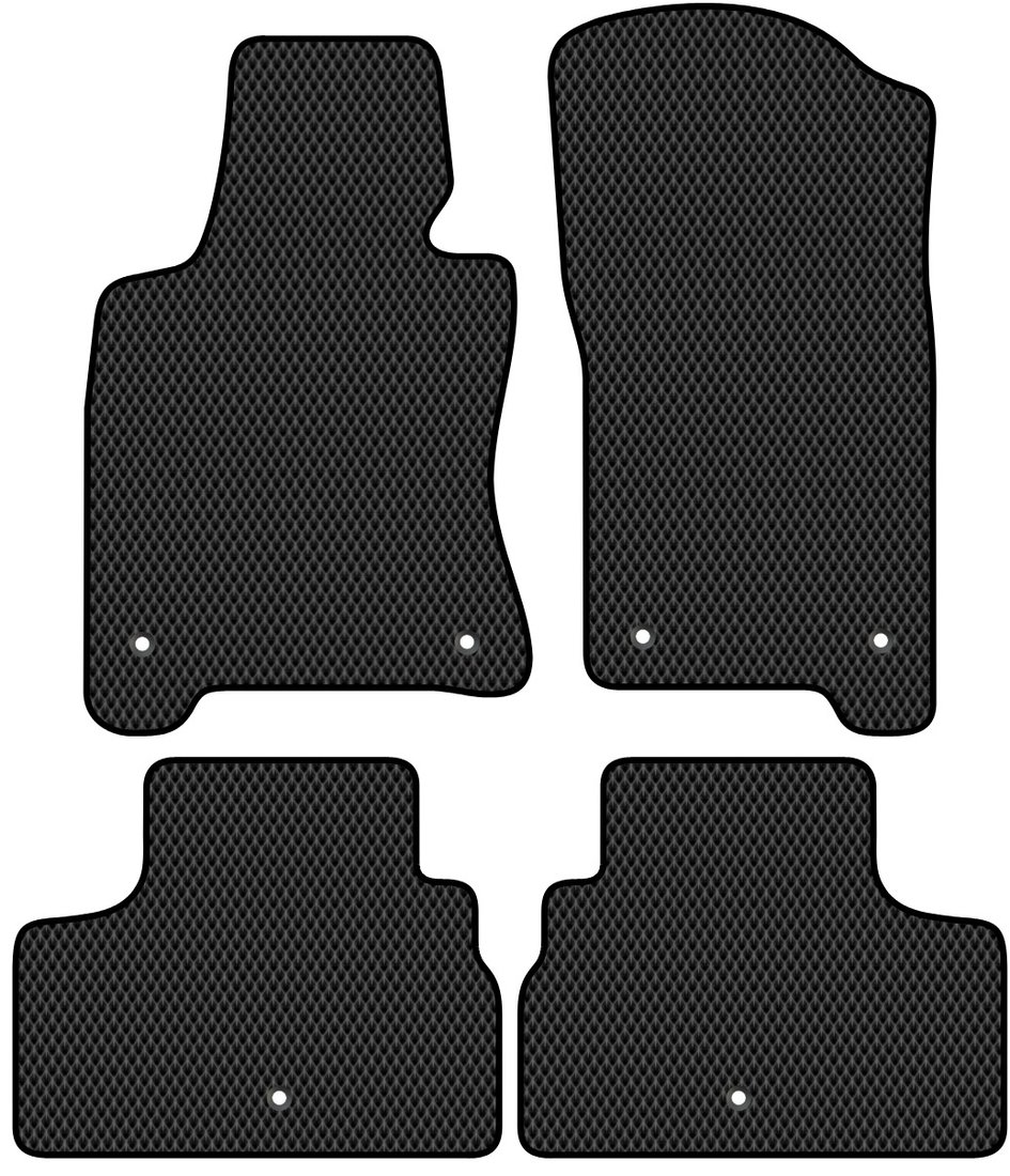 

Комплект ковриков для авто Alicosta Infiniti Q50 (седан) 2017 - Н.В. (черный, ромб)