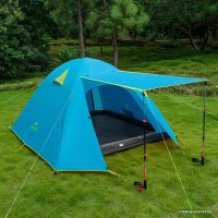 Треккинговая палатка Naturehike P-Series 2 NH18Z022-P (голубой)