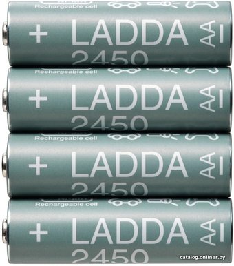 Аккумулятор Ikea Ладда AA 2450mAh 4шт 505.065.30