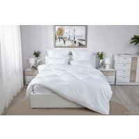 2-спальный комплект постельного белья Loon Stripe (2-спальный, наволочки 50х70, белый)