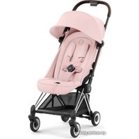 Коляска прогулочная «книга» Cybex Coya (peach pink/chrome frame)